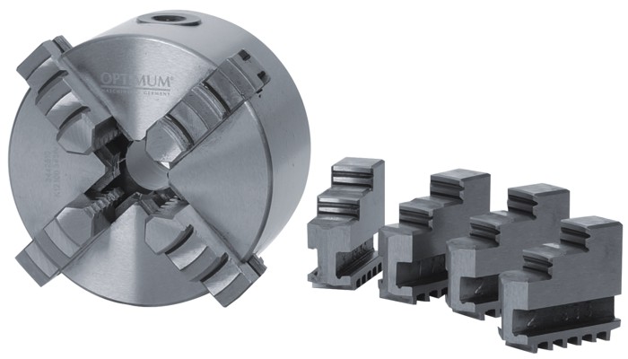 Четырехкулачковый токарный патрон Optimum Ø 125 mm